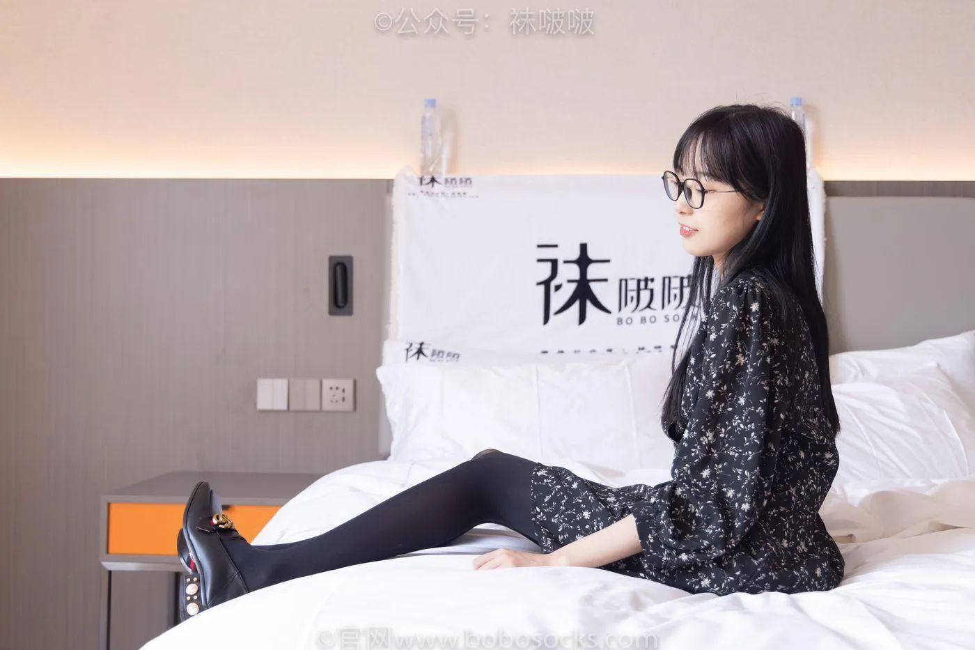 [BoBoSocks袜啵啵]NO.064 稚予-平底鞋、厚黑丝 [137P]插图9